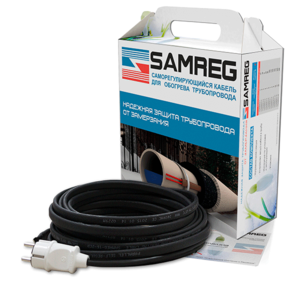 Комплект саморегулирующегося кабеля Samreg 16-2CR (9м) 16Вт с UF-защитой