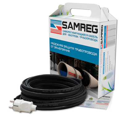 Комплект саморегулирующегося кабеля Samreg 30-2CR (17м) 30Вт с UF-защитой